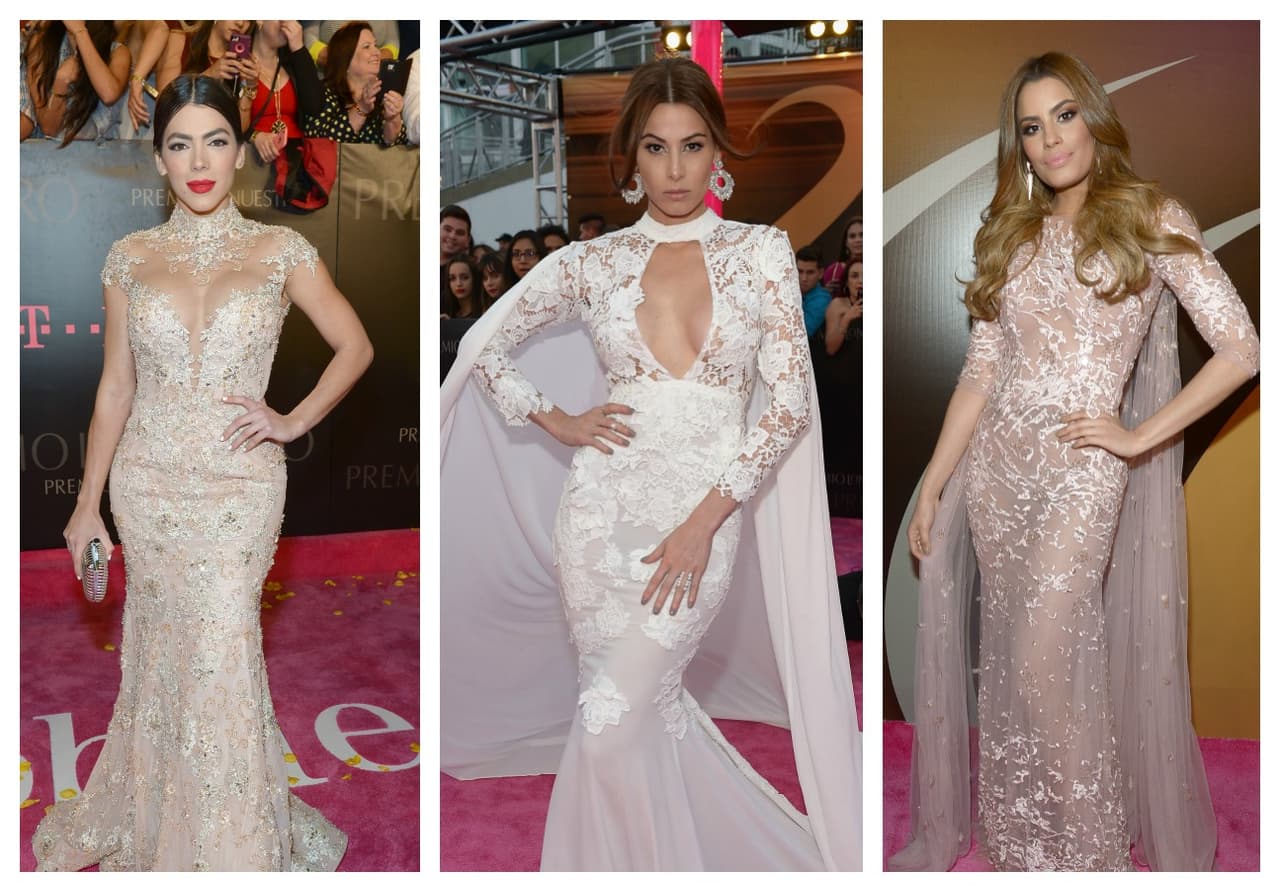 La alfombra de Premio Lo Nuestro estuvo muy reveladora, y no sólo por los chismes, sino por las transparencias que llevaron.