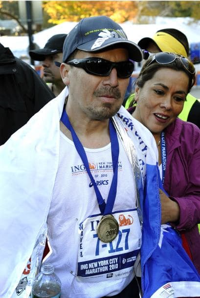 Con su esposa siempre acompañándolo Peña comentó la grata sorpresa de encontrar muchos chilenos en 'la gran manzana'.