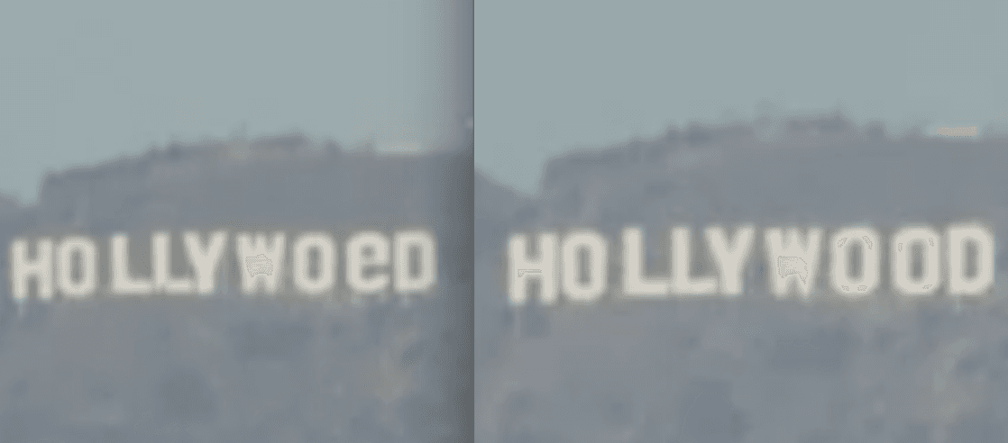 CBS Los Ángeles transmitió por Facebook Live el cambio de las letras.