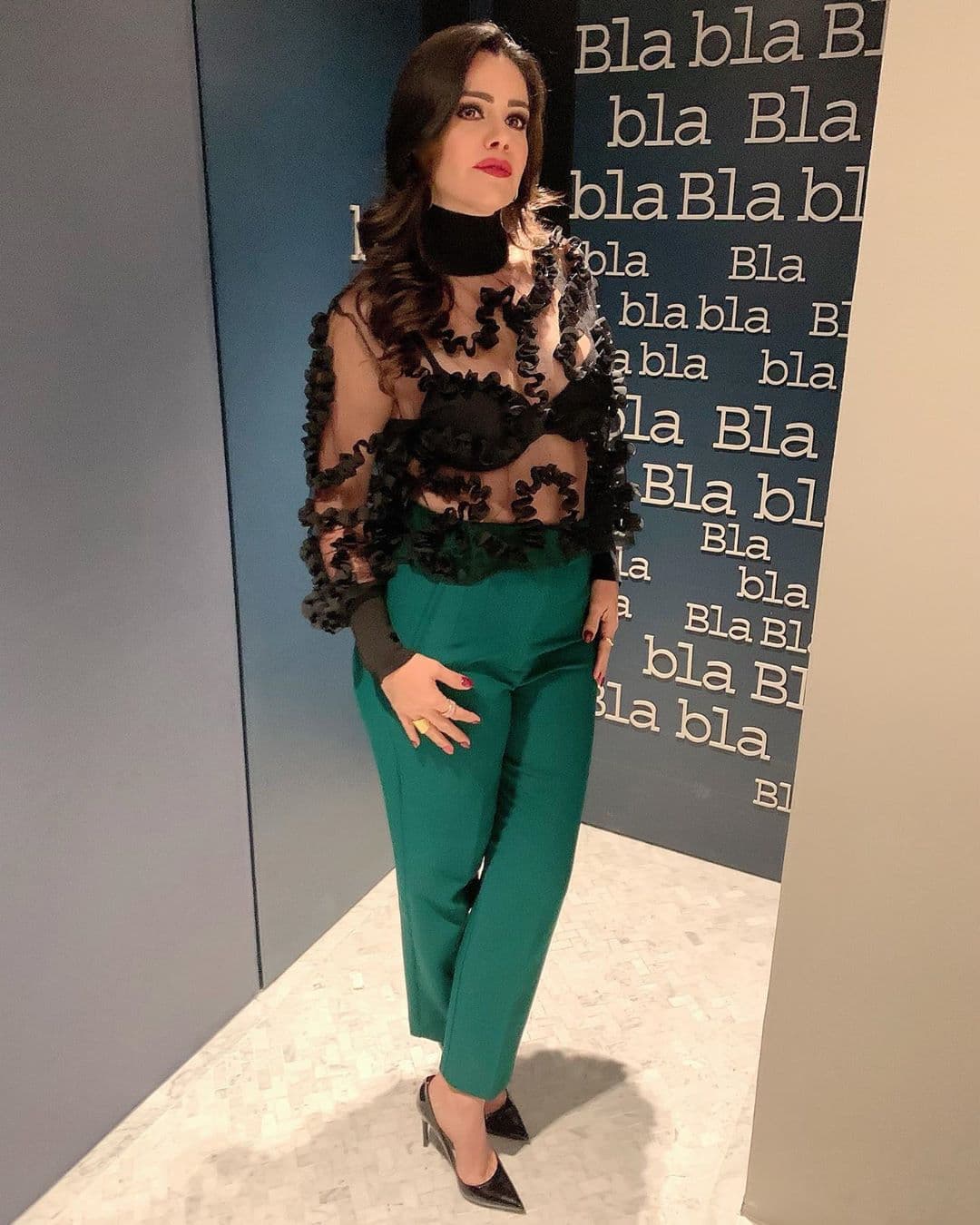 La chica del clima comenzó a recibir comentarios de los usuarios, entre ellos Luz Elena González, quien cuestionó lo dicho por la presentadora de Hoy.