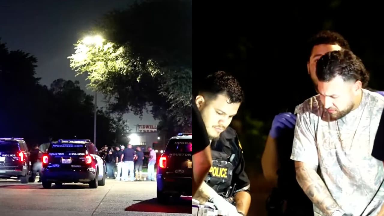 Triángulo amoroso termina en tiroteo, arrestos y el hallazgo de drogas en un auto en Houston