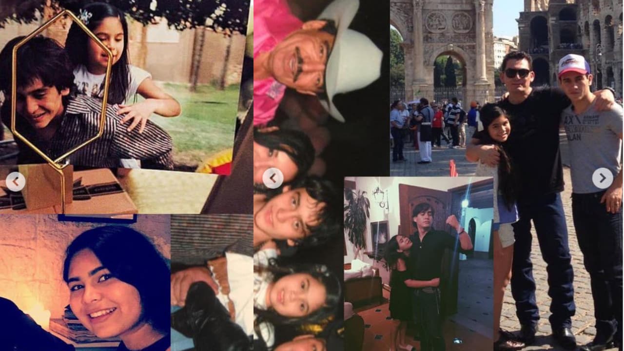 Juliana Figueroa compartió algunas imágenes de su archivo personal junto a su hermano Julián Figueroa.