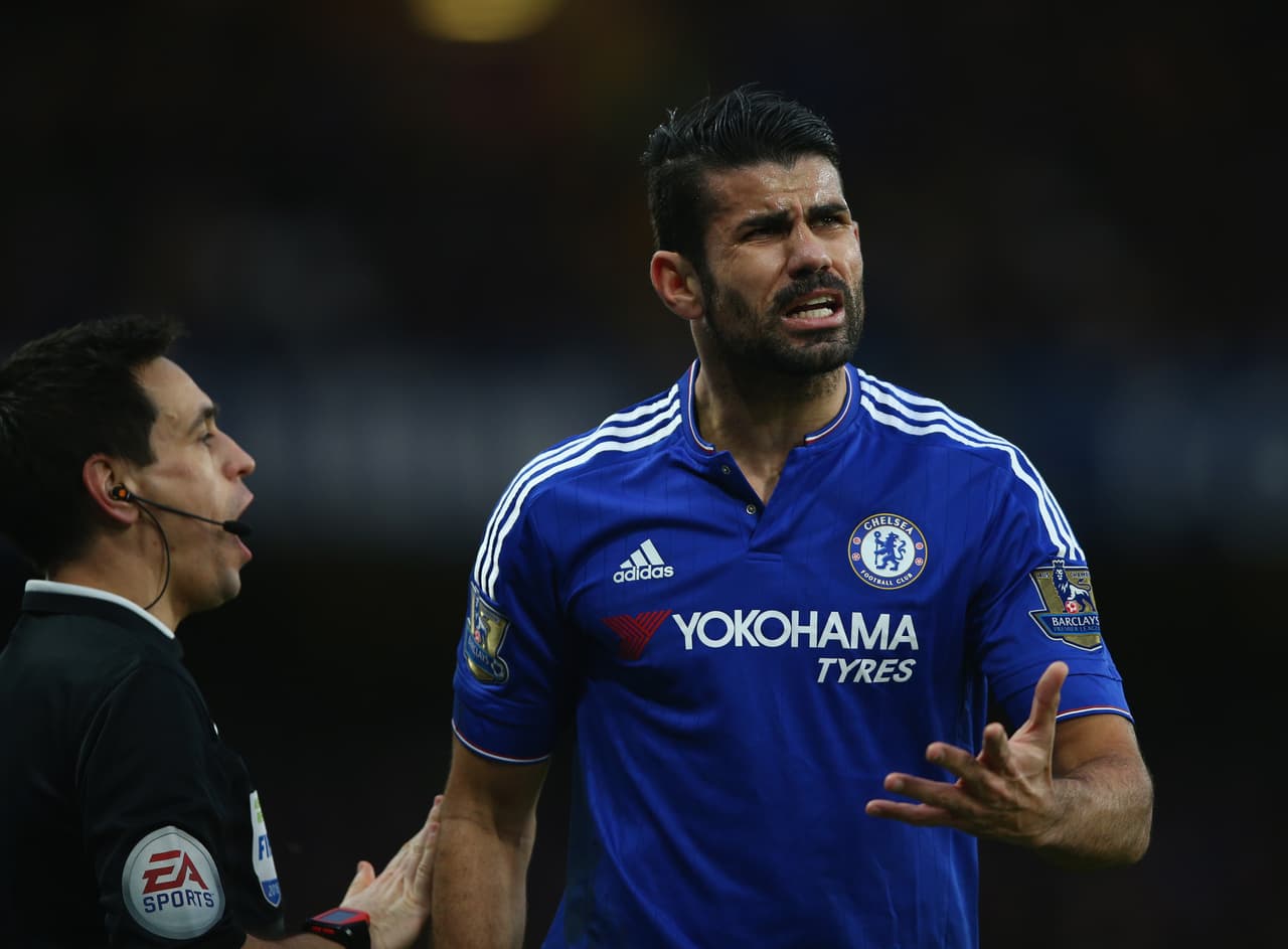 Diego Costa se rompe la nariz en el entrenamiento del Chelsea