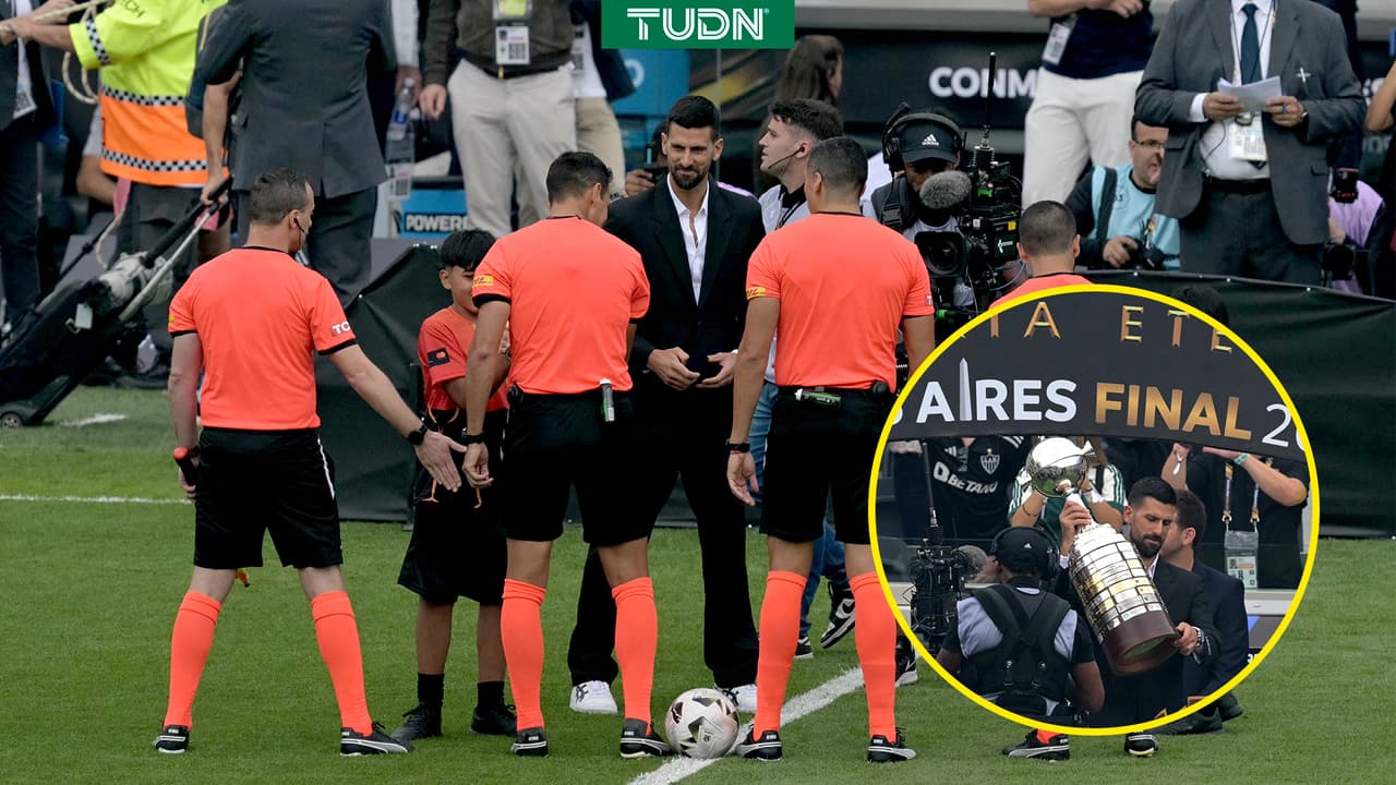 ¡Invitado legendario! Novak Djokovic entrega la Copa Libertadores