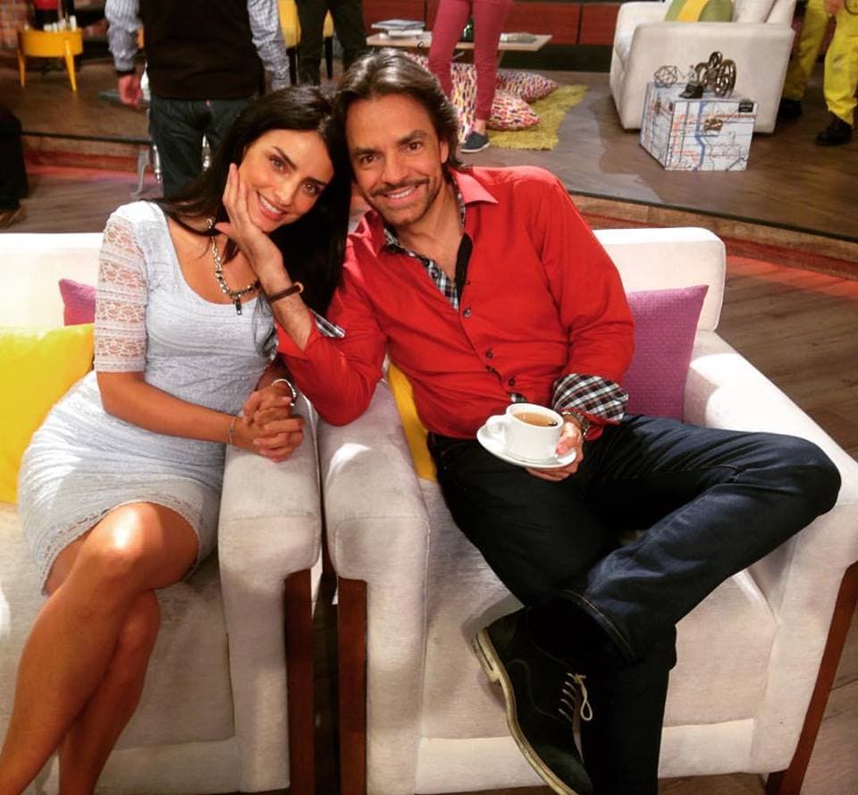 Aislinn y Eugenio llegaron al programa Hoy.