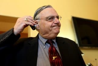 El alguacil del condado Maricopa, Arizona, Joe Arpaio.