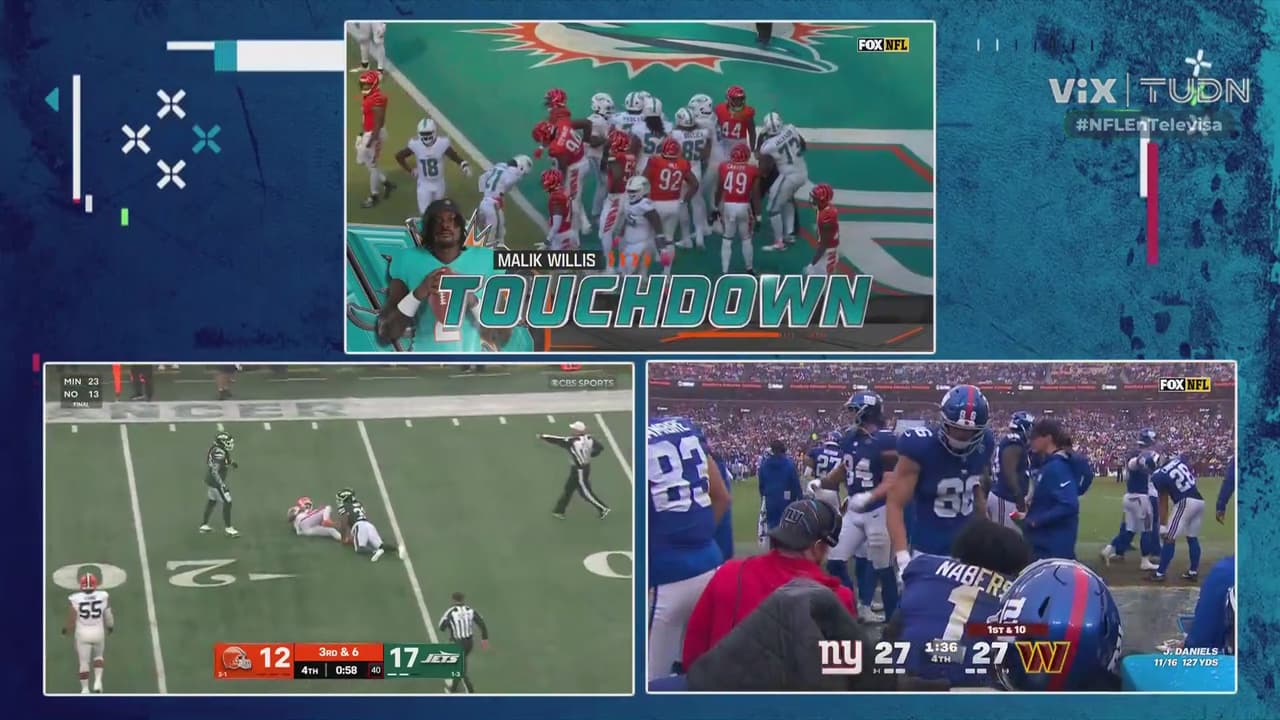 Touchdown Miami para acortar distancias ante Bengals