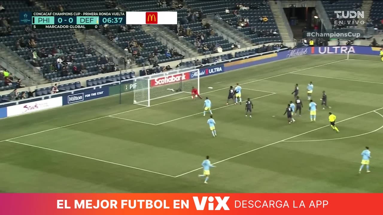 ¡El primero de Philadelphia Union! Geiner Martínez la manda al fondo