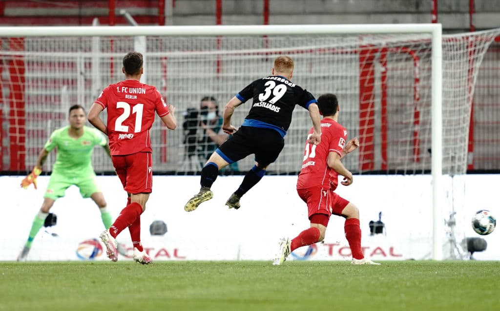 Union Berlín Logra derrotar al Paderborn que se sitúa en la última posición de la tabla con 20 unidades.