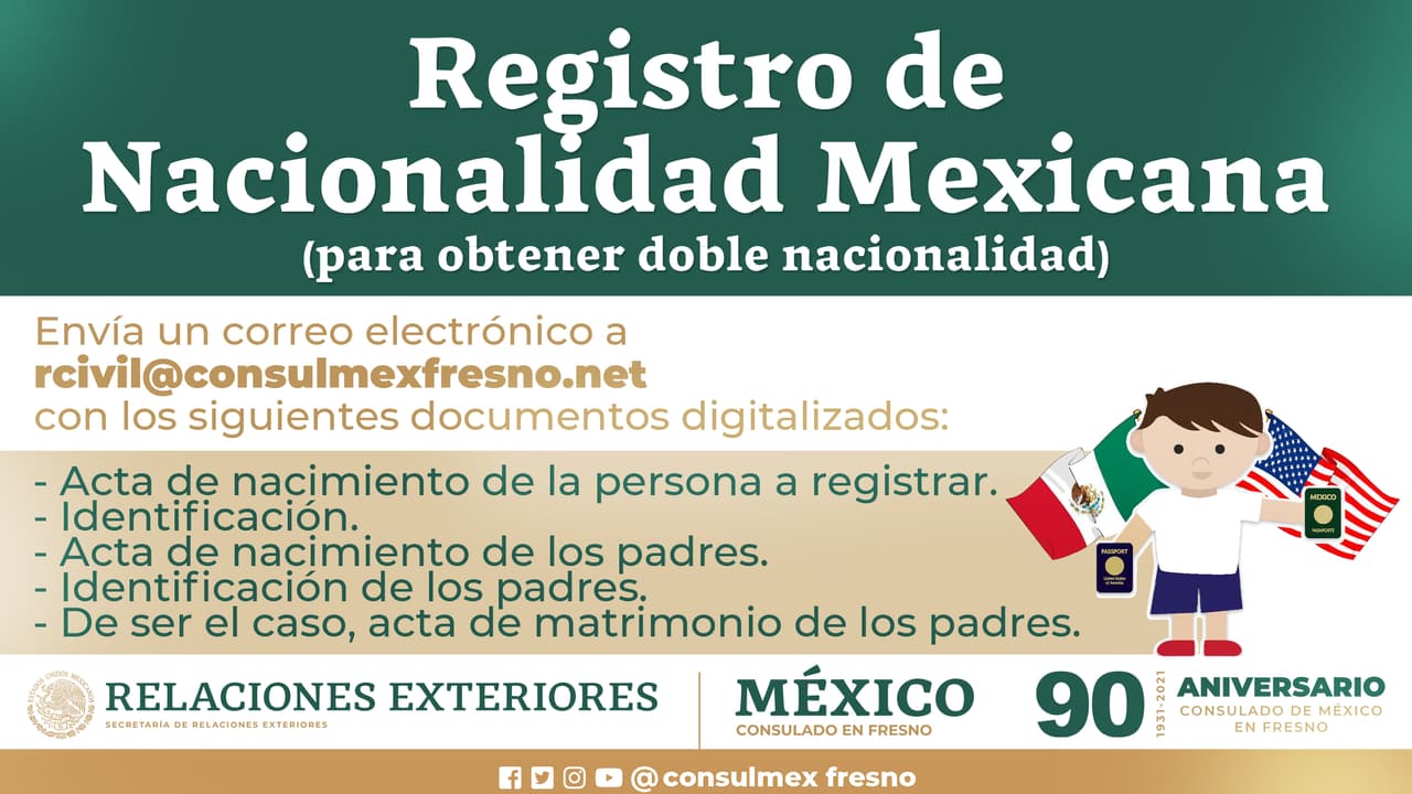 El Consulado México ahora le ofrece asistencia con trámites de la doble ciudadania