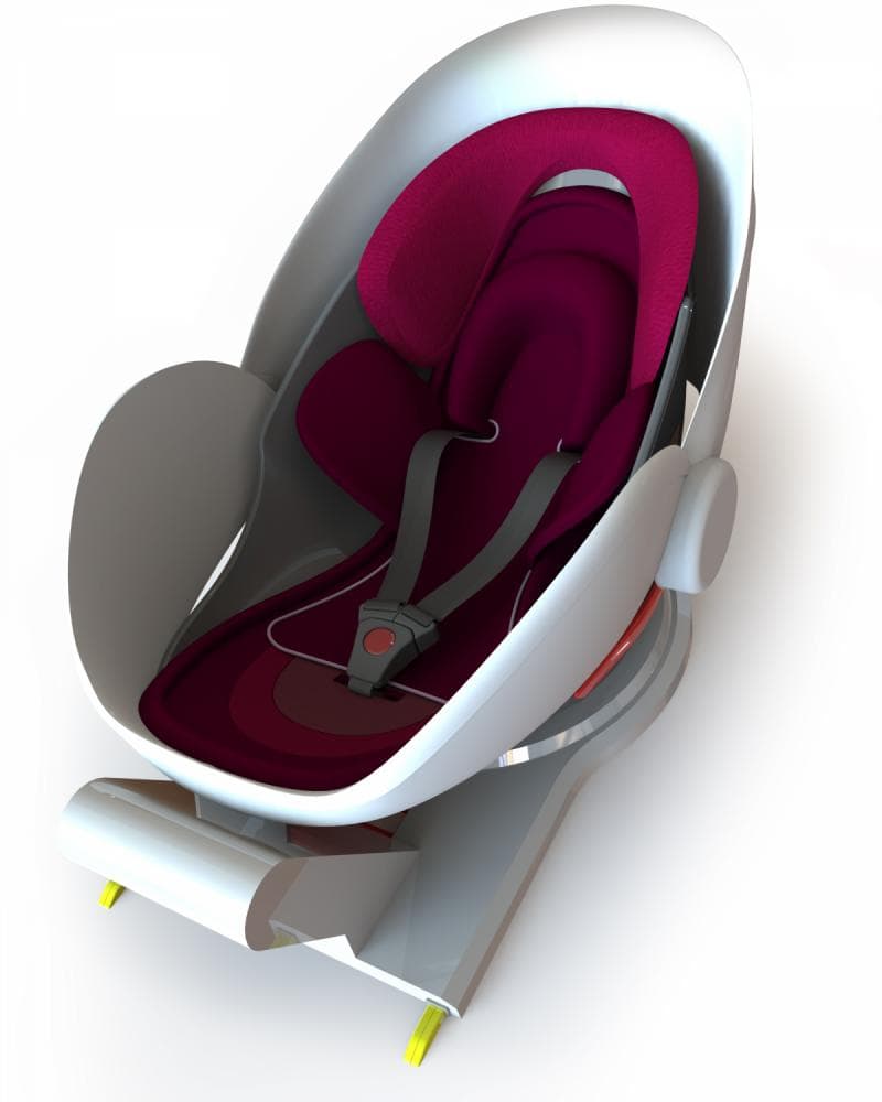 <b>Silla infantil</b> 
<b>Carkoon</b> 
<br>Estas sillas de toque minimalista fueron diseñadas por una empresa inglesa y bajo el principio de proteger al infante con un caparazón que lo cubriera por completo.
<br>
<br>Su precio de 700 dólares equivale al de una bolsa de marca o un dispositivo electrónico, además de que su diseño es muy original.
<br>