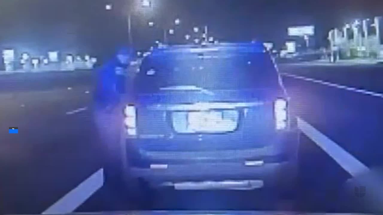 Conductor alcoholizado choca contra patrulla de policía en Largo