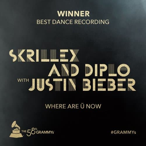 El primero de Justin Bieber lo comparte junto a Skrillex y Diplo, por 'Mejor Disco Dance'.