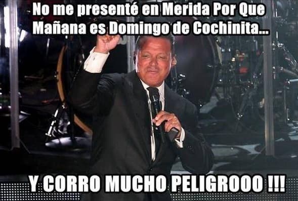 Y fue sumamente criticado cuando no se presentó en Mérida y dejó alborotados a sus fans.