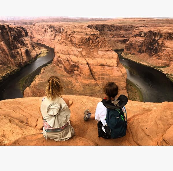 Ambas aventureras quedaron impactadas al ver la inmensidad de esta maravilla natural.