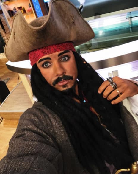 William Valdes se transformó en Jack Sparrow.
