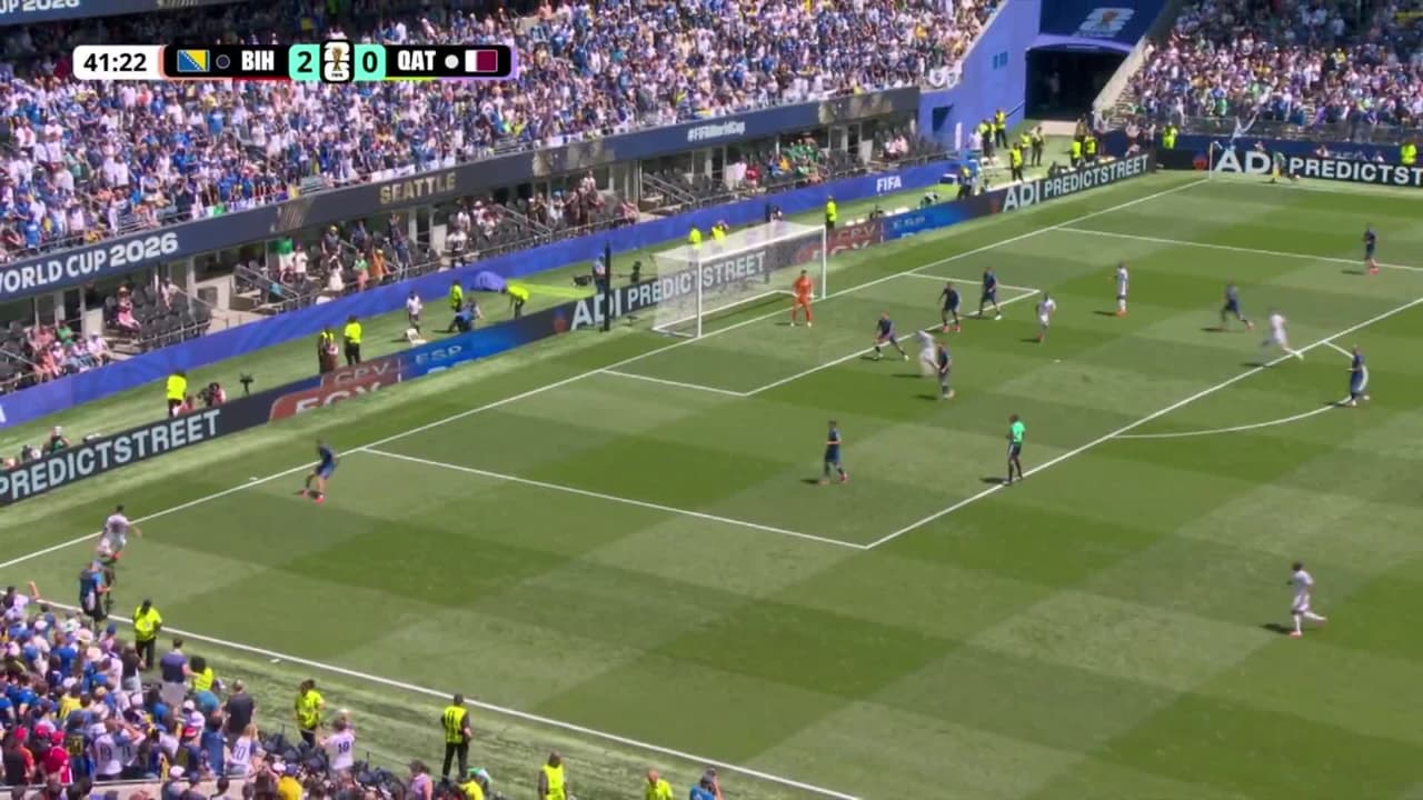 ¡GOL!  anota para Catar. Hassan Al Haydos