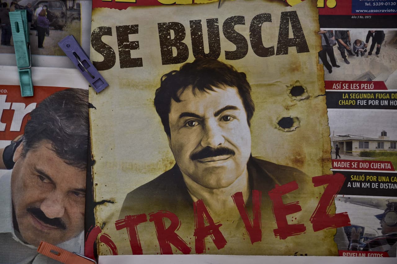 EE.UU. lista como narcotraficantes internacionales a dos socios de "El Chapo" Guzmán