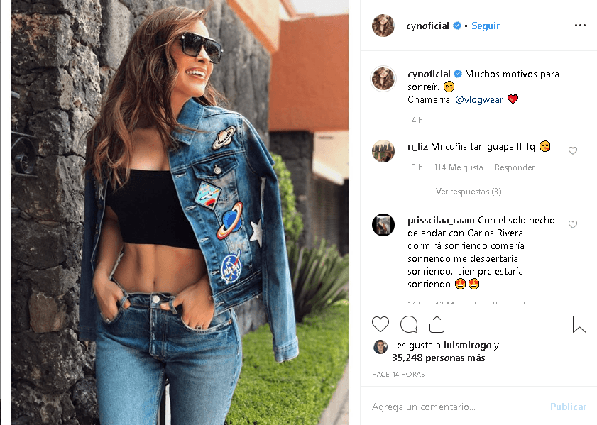 “Muchos motivos para sonreír”, fue lo último que la conductora, actriz y cantante escribió en su red.