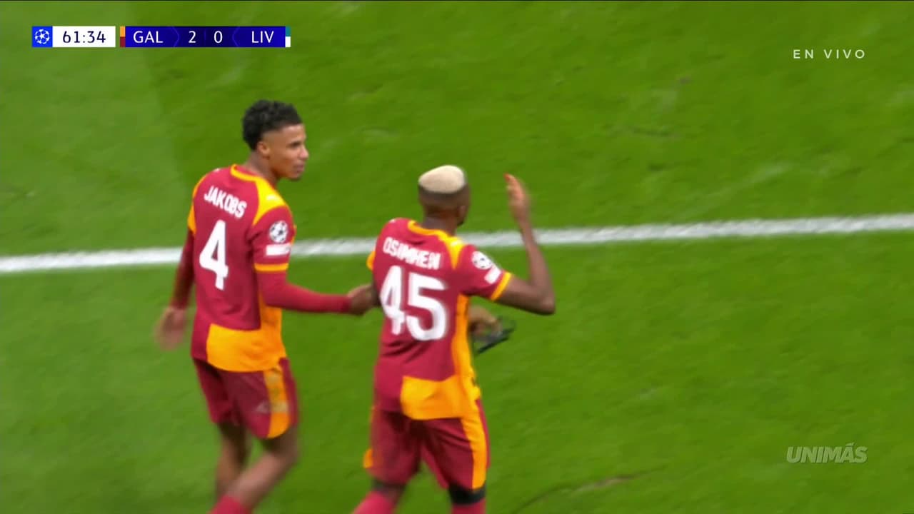 ¡NO CUENTA! El gol de Osimhen que parecía ampliar la ventaja del Galatasaray fue anulado