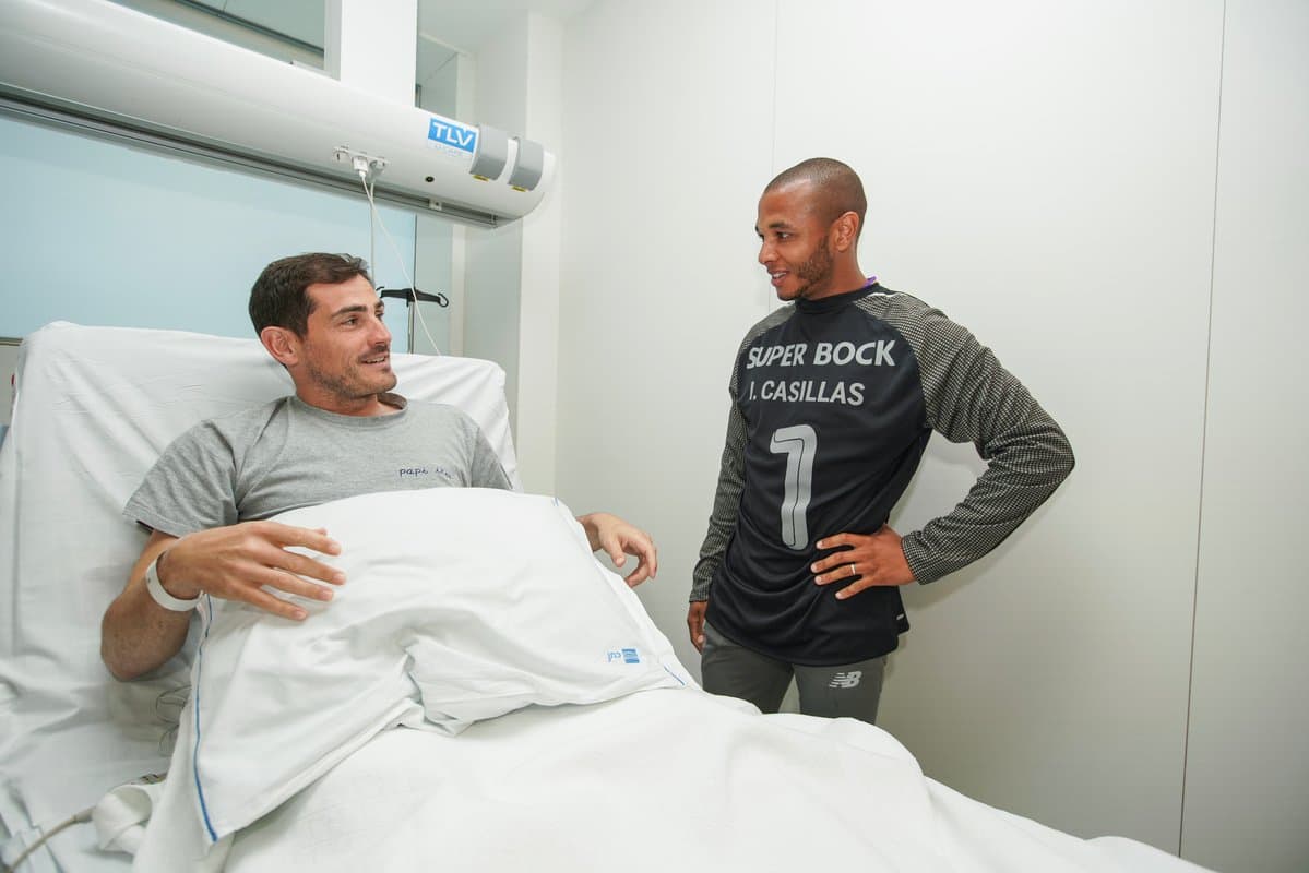 Como una anécdota contó Iker Casillas a sus compañeros lo ocurrido en el entrenamiento del miércoles pasado.