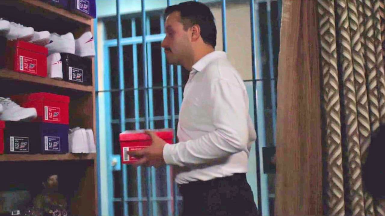 Furthermore, inside his cell was a shelf with at least twenty pairs of brand new white sport shoes.