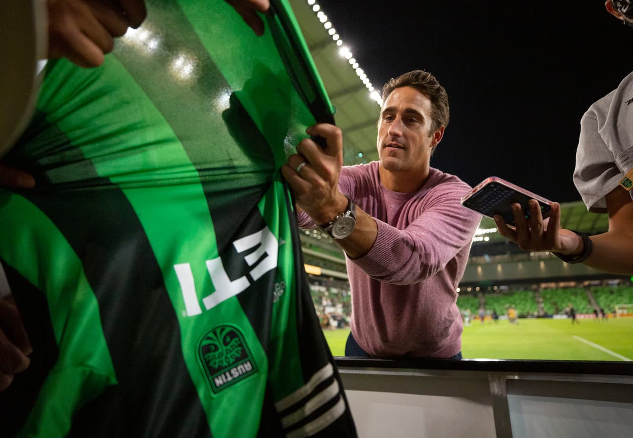 Un momento de alegría para el entrenador Josh Wolff.
<br>