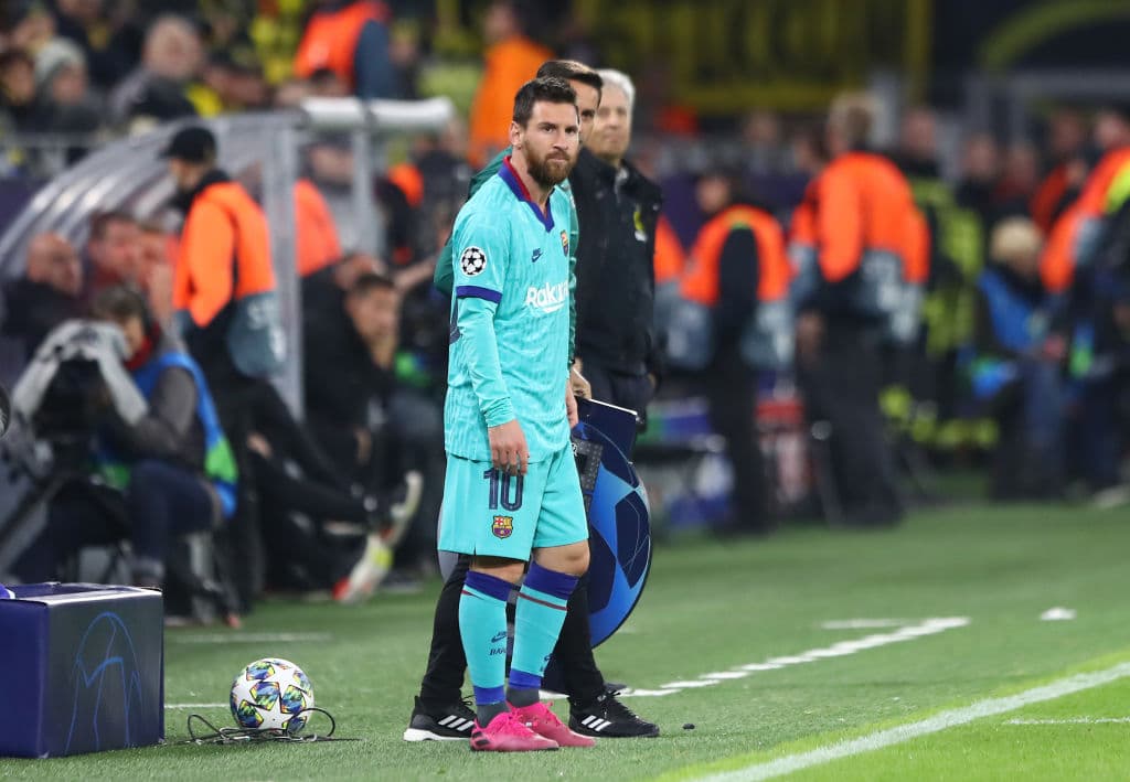 Lionel Messi jugó su primer partido de la temporada 2019-2020. Entró de cambio al minuto 59 por Ansu Fati.