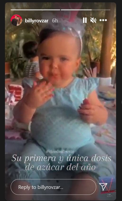 Además, Rovzar recapituló cómo ha sido su vida al lado de la niña en este último año. 
<br>