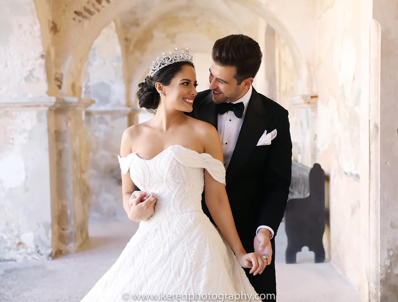 Un lugar emblemático que fue testigo de la felicidad que irradiaban Aleyda y Ricardo tras haberse convertido en marido y mujer.