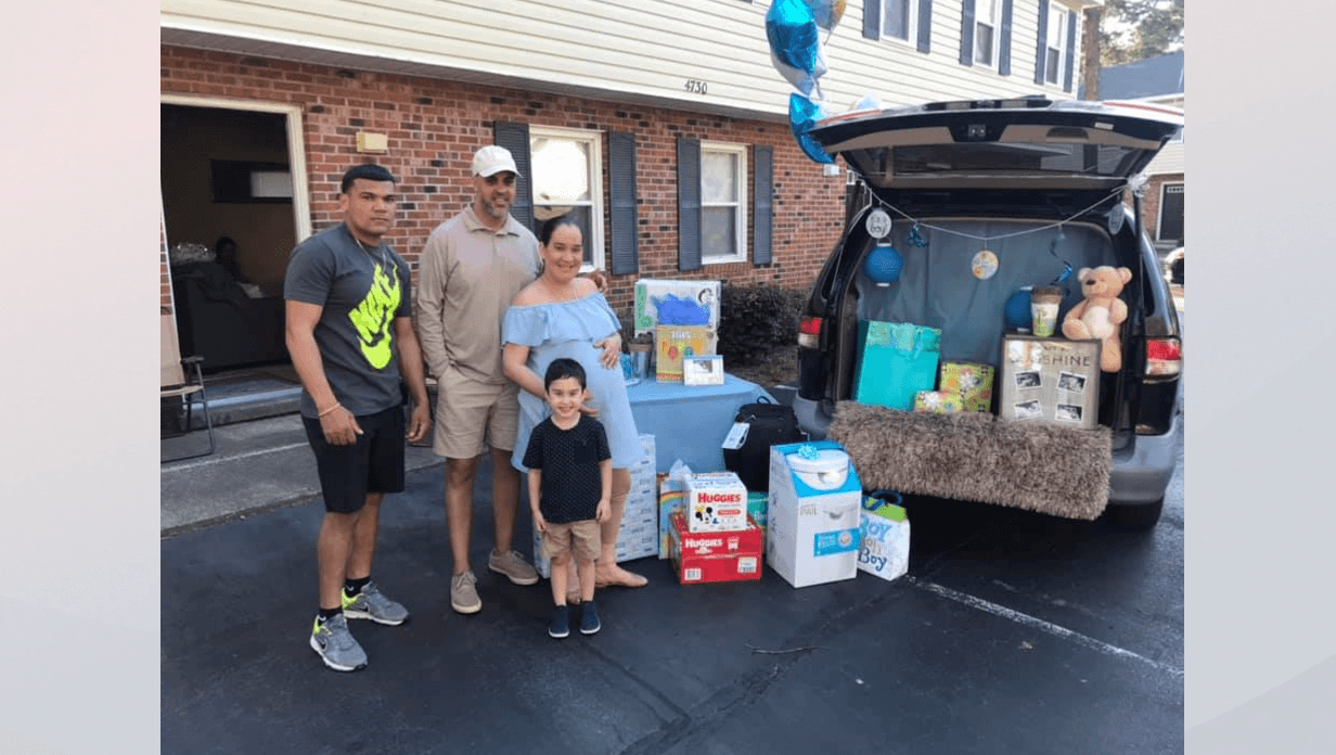 Babyshower en tiempos de coronavirus: Así celebró una familia hispana la futura llegada de su hijo