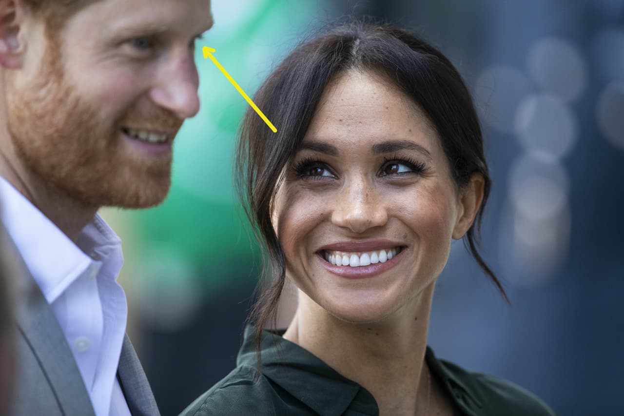 Octubre 3, 2018. Meghan mira a Harry con admiración.