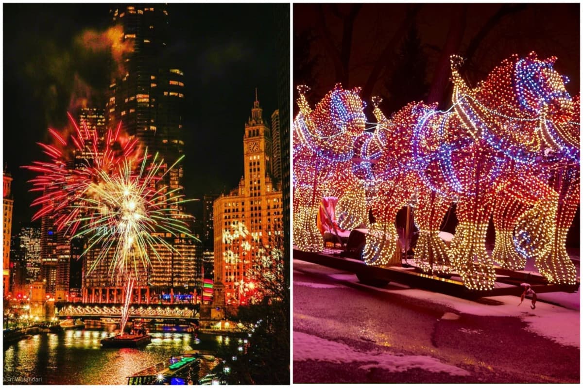 <b>The Magnificent Mille</b> es una calle sobre el 401 norte de Michigan Ave, donde podrán caminar y disfrutar de las decoraciones navideñas, así como el alumbrado durante esta temporada. Son miles de luces y adornos que permitirán a las familias hacer fotos inolvidables. Esta actividad es
<b>gratis</b>.