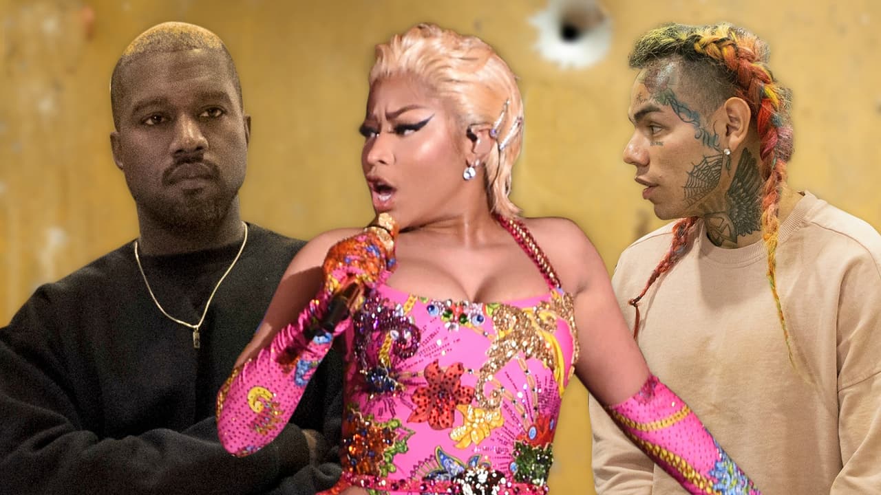 A balazos paralizan la grabación de un video de Kanye West, Tekashi 6ix9ine y Nicki Minaj