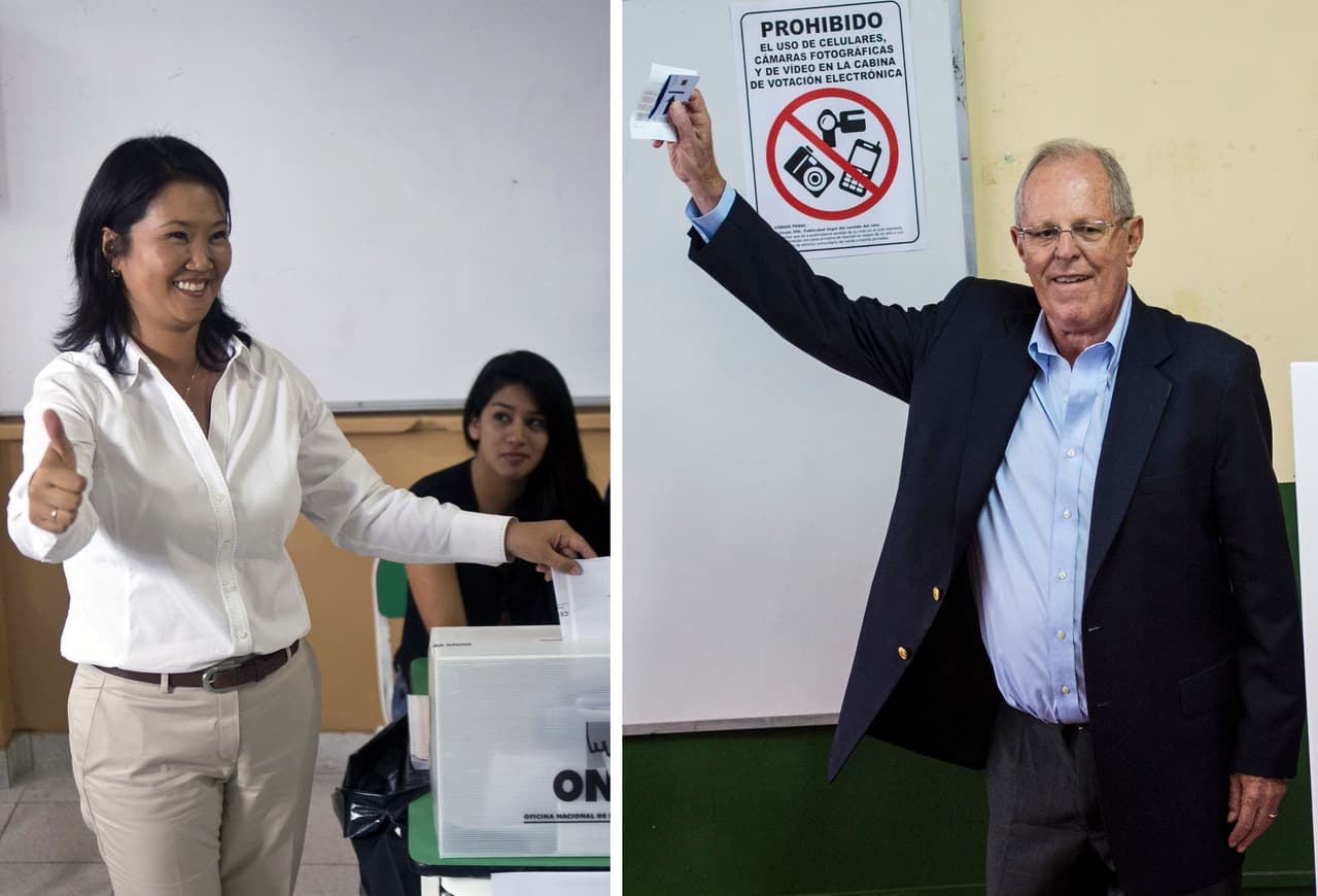 Keiko y PPK: los candidatos que se disputan la presidencia de Perú
