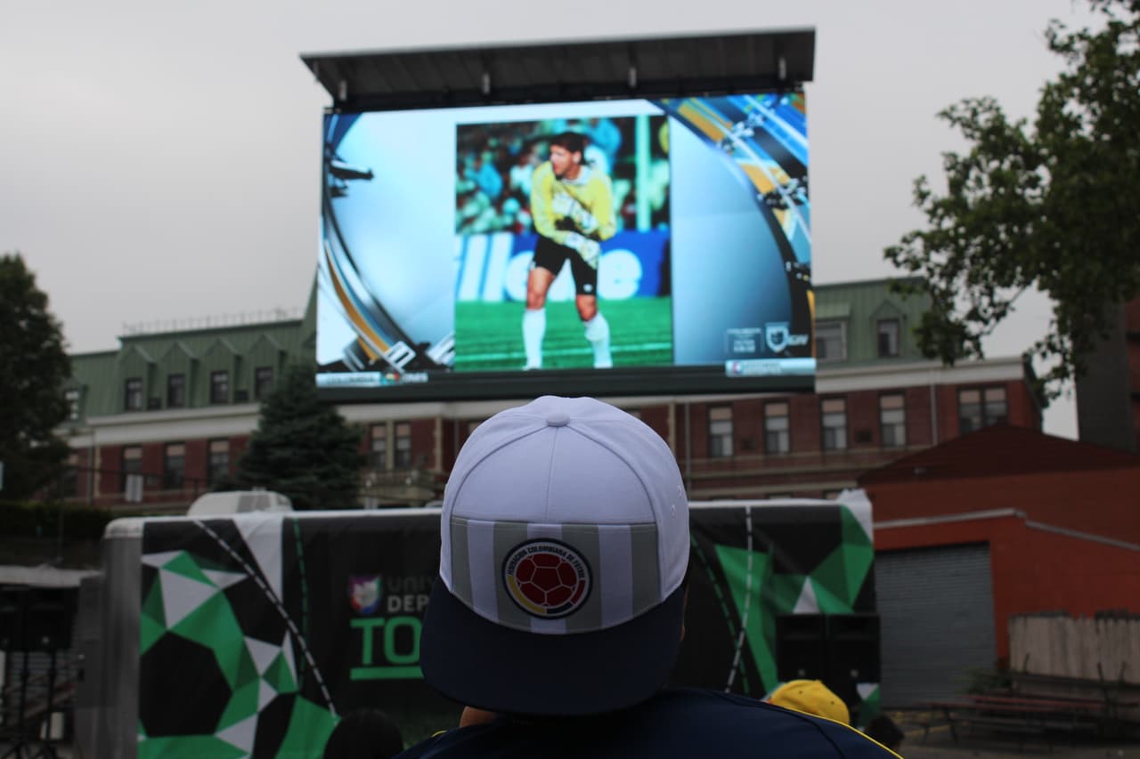 El orgullo colombiano dijo presente en el Shchuetzen Park en North Bergen para apoyar la selección colombiana en la Copa América Centenario.