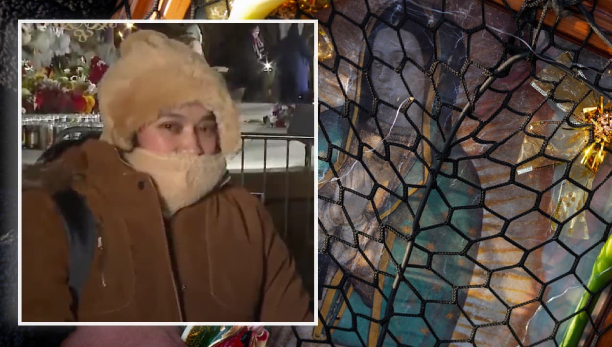 La Virgen de Guadalupe "existe": Una madre ecuatoriana muestra en Chicago la respuesta a sus ruegos