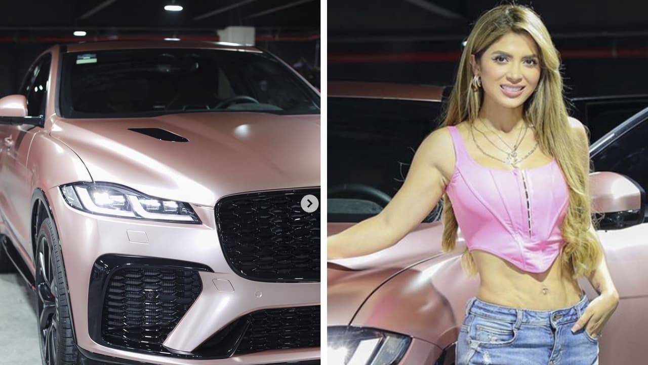 Kimberly Flores choca su auto de 137 mil USD: muestra cómo quedó y quién tuvo la culpa