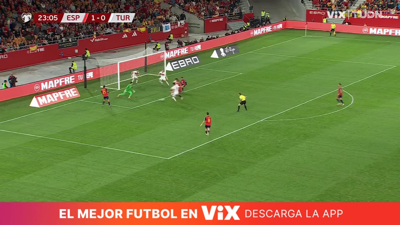¡Se salva Turquía! Después de un error, evitan el segundo gol de España