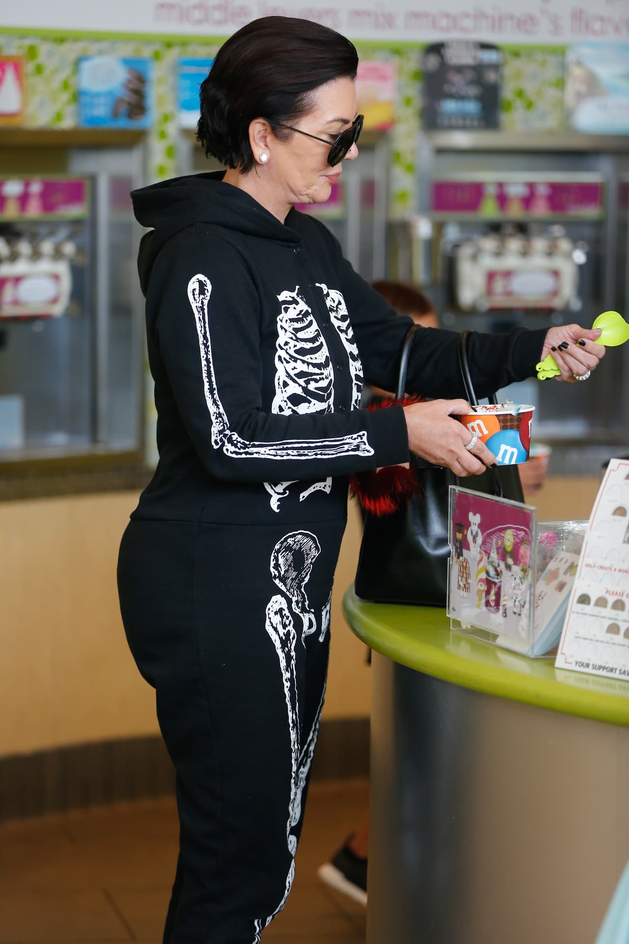 Kris eligió su helado favorito.