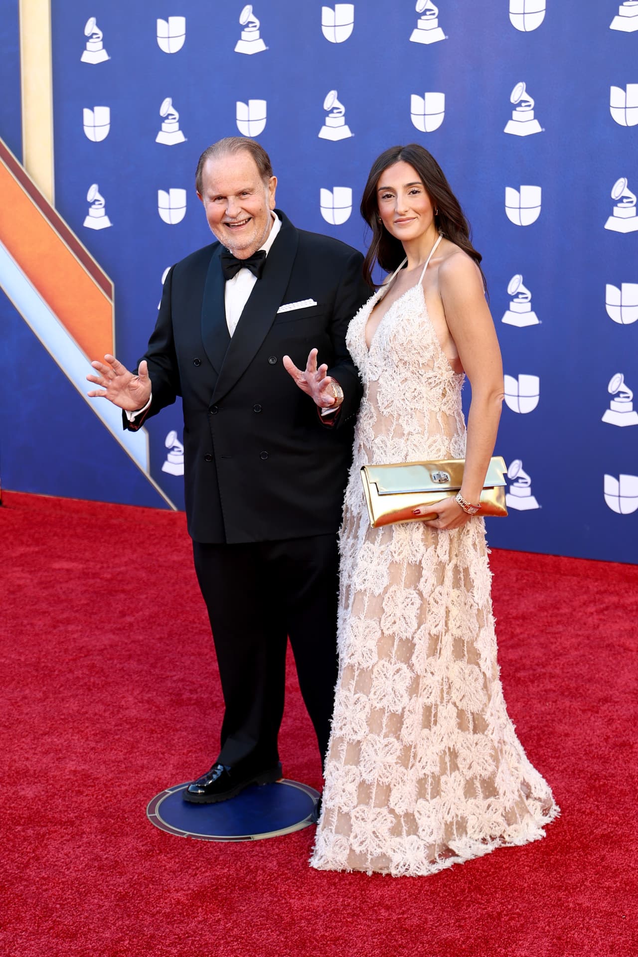 El conductor de El Gordo y La Flaca, Raúl de Molina, posó junto a su hija Mia.