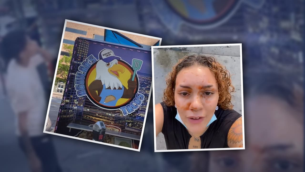 Bronca en camión de tacos de Los Ángeles: una 'tiktoker' denuncia que le lanzaron salsa picante en la cara