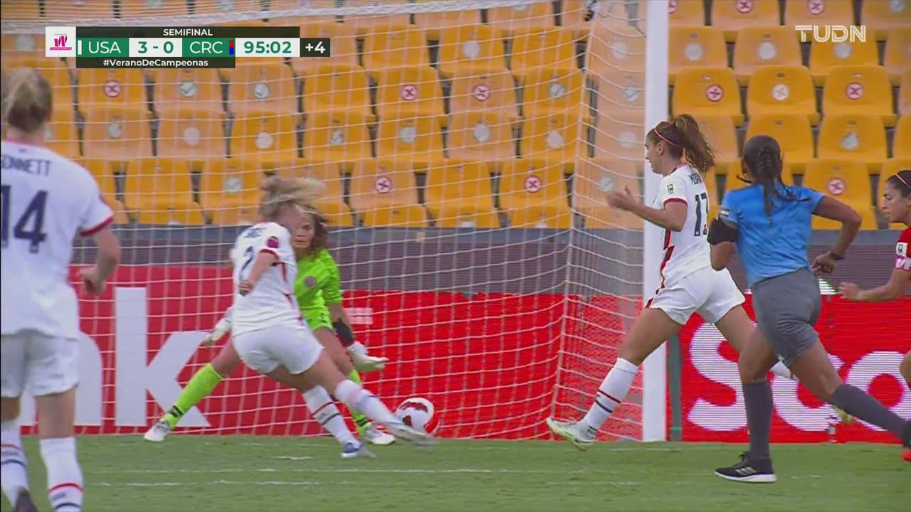El Team USA sella el 3-0 y el paso a la final con gol de Ashley Sanchez