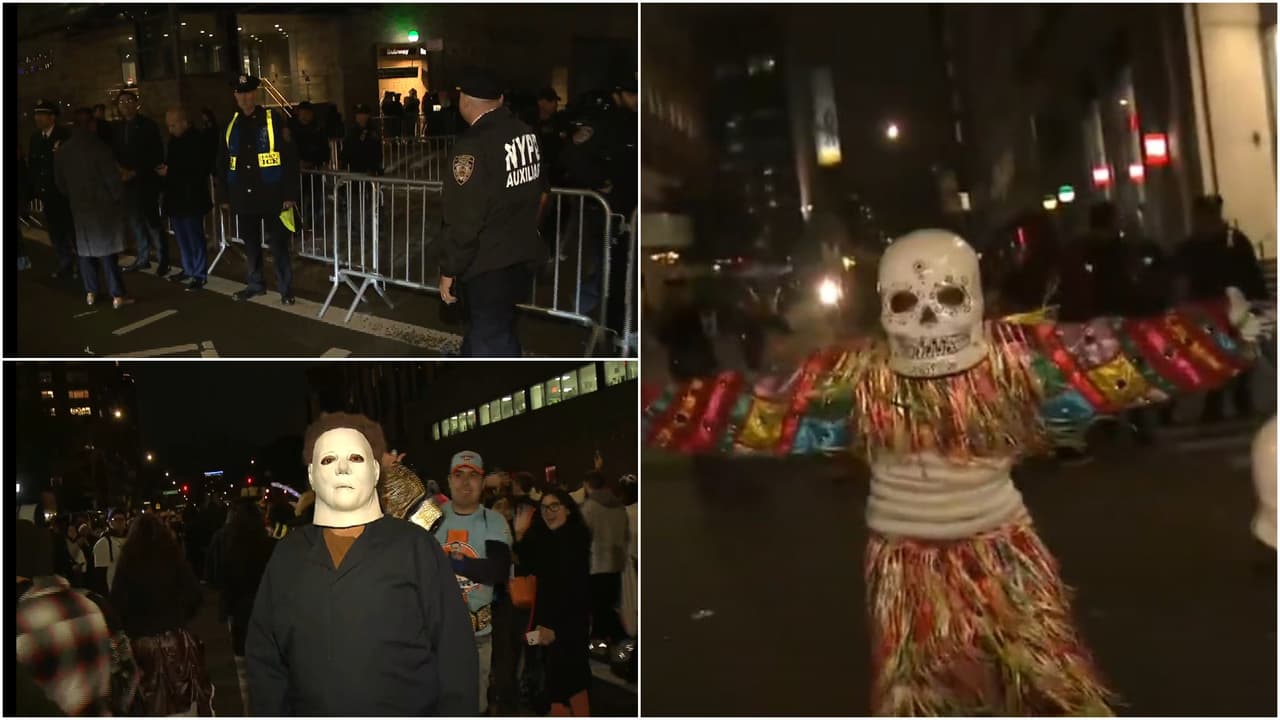 Disfraces, carrozas y máxima seguridad policial: así transcurrió el desfile de Halloween