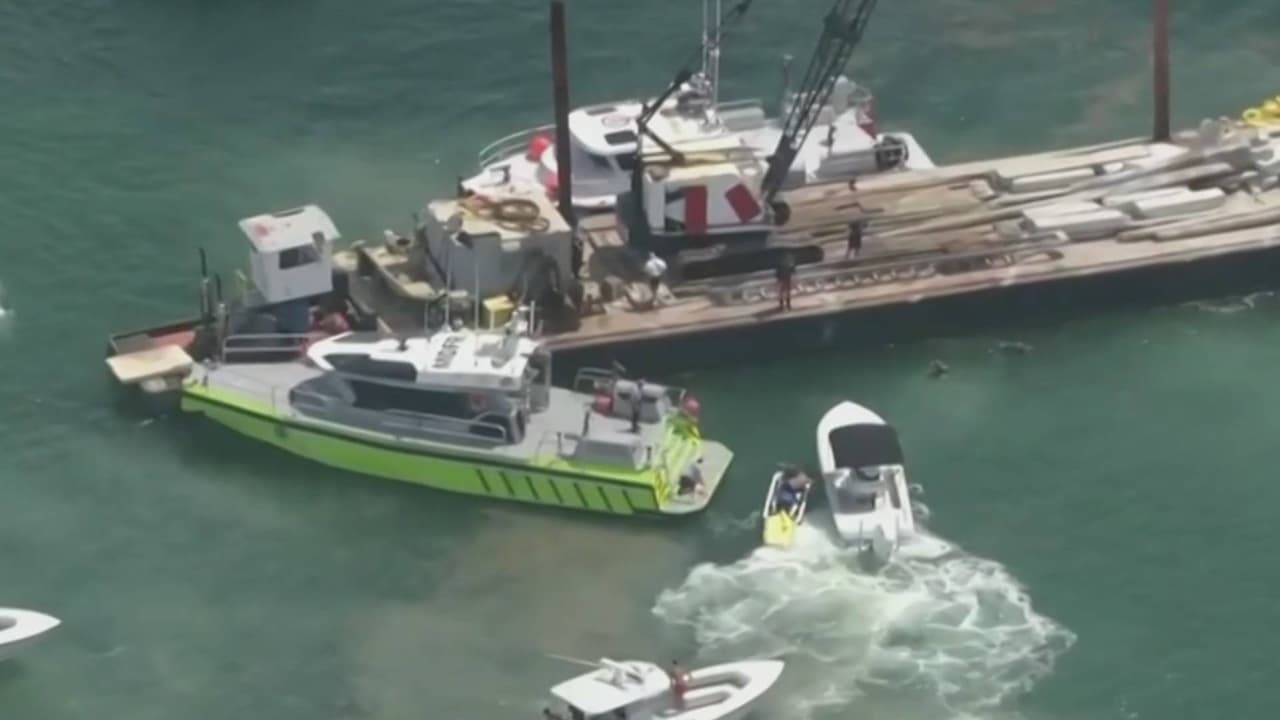 Mueren dos niñas tras el choque de una barcaza con un velero cerca de Miami Beach