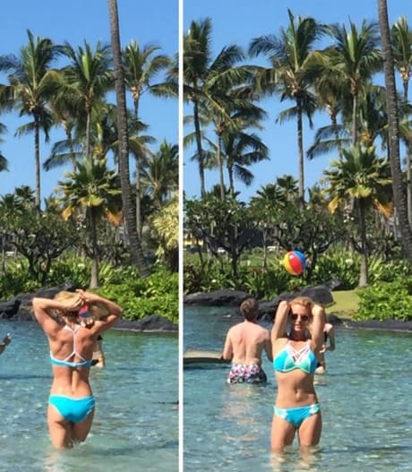 Por si fuera poco, ella compartió estas imágenes en sus redes sociales. En cualquier pose podemos notar que posa al natural.