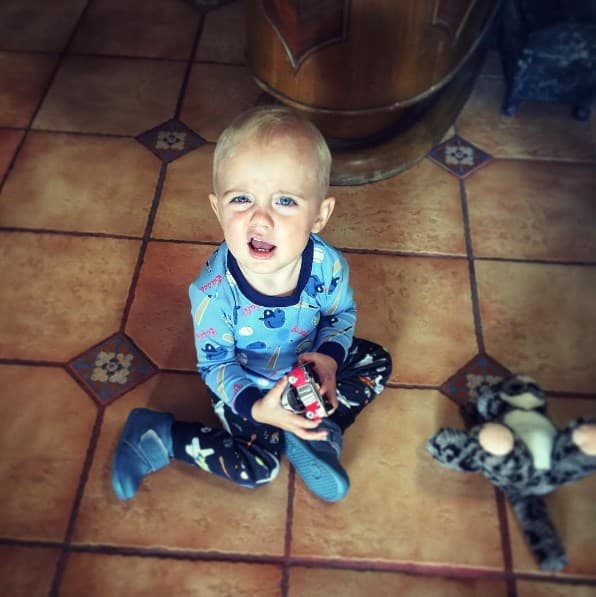 Baby William derrite a su mami con sus ocurrencias y más cuando hace muecas tan lindas.