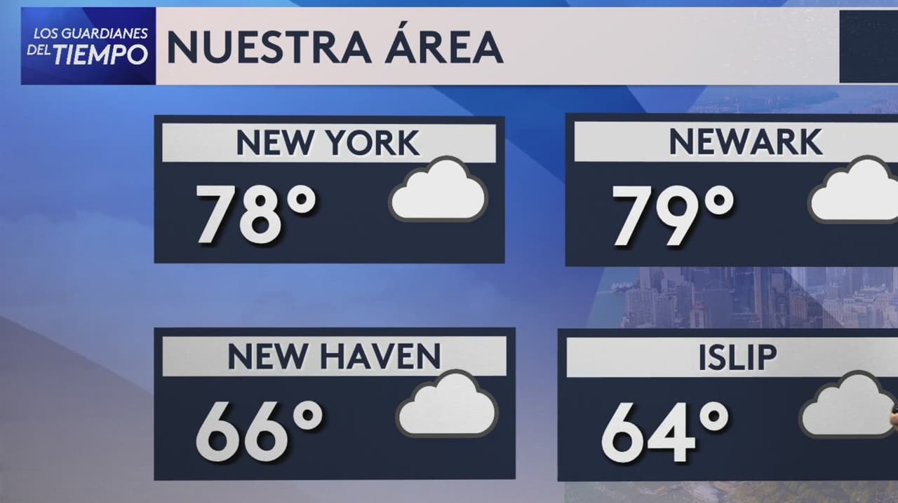 Pronóstico del tiempo hoy en Nueva York: Ráfagas de viento por la tarde; el termómetro alcanzará 78 °F