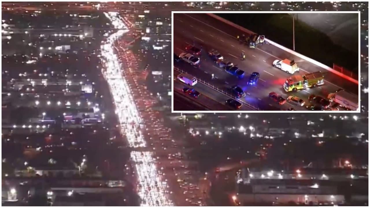 Caos en la autopista Palmetto Norte: Múltiple accidente paraliza el tráfico esta madrugada