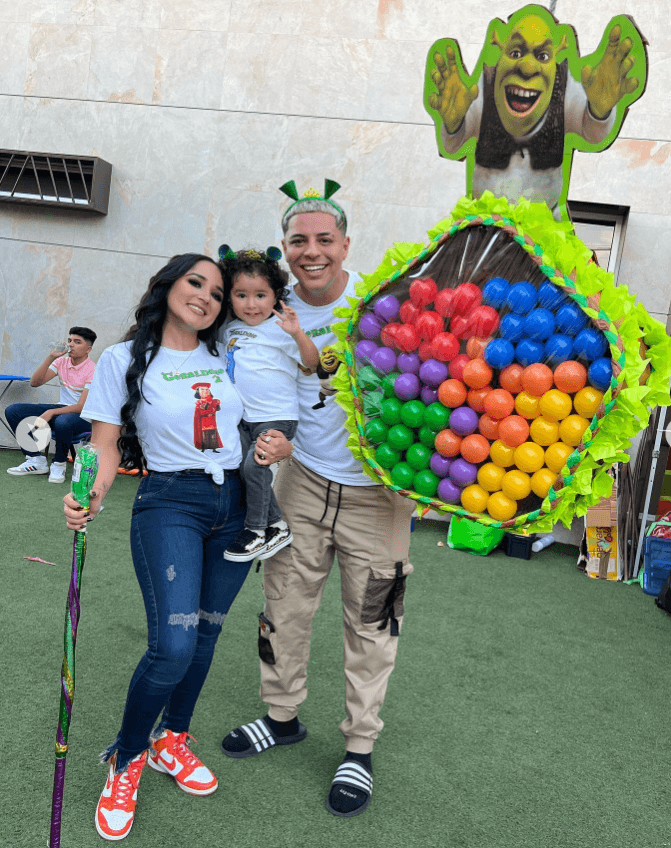 Geraldine es la única nena en la familia de Eduin Caz y Daisy Anahy